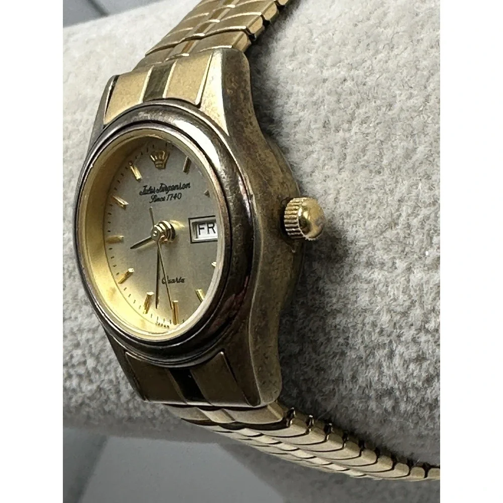 Jules Jurgensen 3248 New Battery Ladies Watch 23MM 6.25‎ Stretch Band